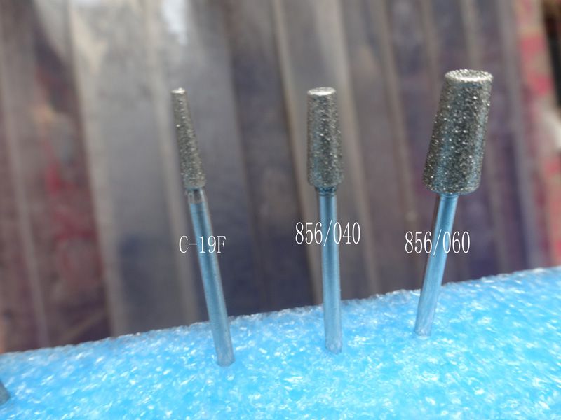 牙科技工車石砂石磨頭齒科材料子彈頭白色綠色砂輪磨頭