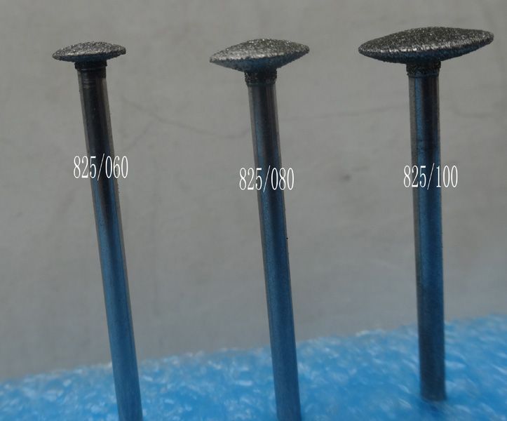 牙科技工車石砂石磨頭齒科材料子彈頭白色綠色砂輪磨頭