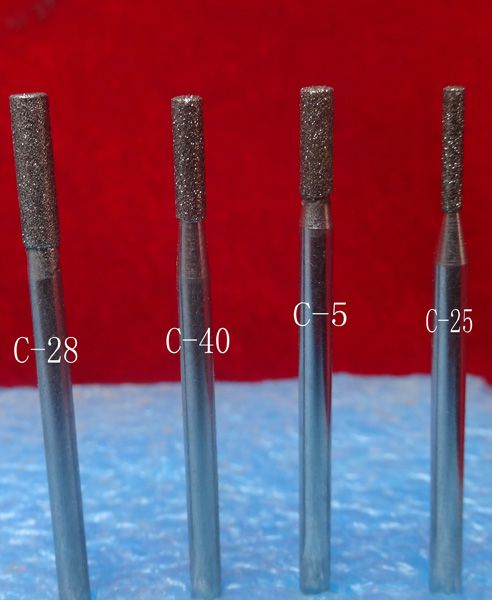 牙科技工車石砂石磨頭齒科材料子彈頭白色綠色砂輪磨頭